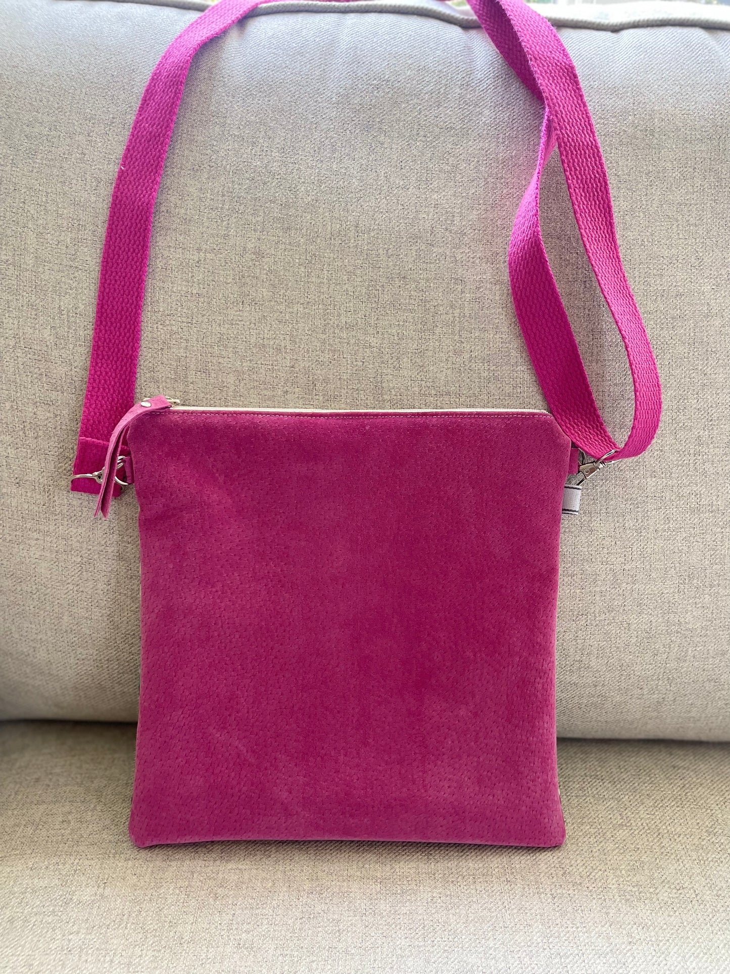 Funky Hot Pink Cross Body Bag