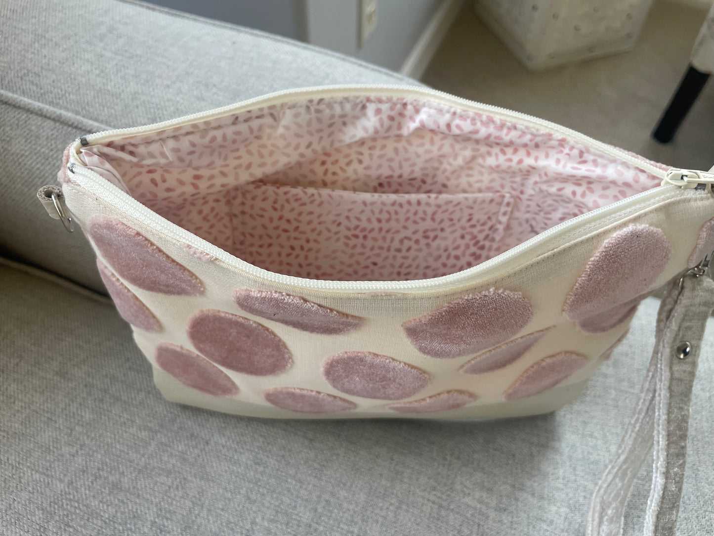 Convertible Purse - Pink Polka Dot