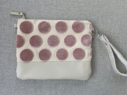 Convertible Purse - Pink Polka Dot