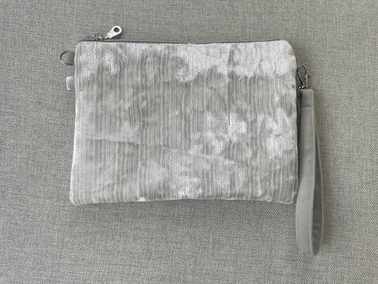 Convertible Purse - White Velvet