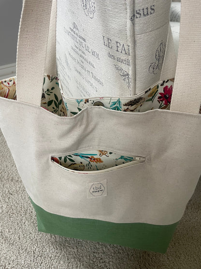 Beach Tote- Woodland Creatures