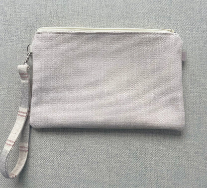 Clutch / Wristlet Natural Stripe