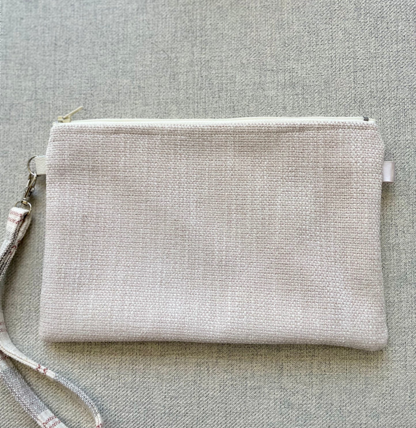 Clutch / Wristlet Neutral Stripe